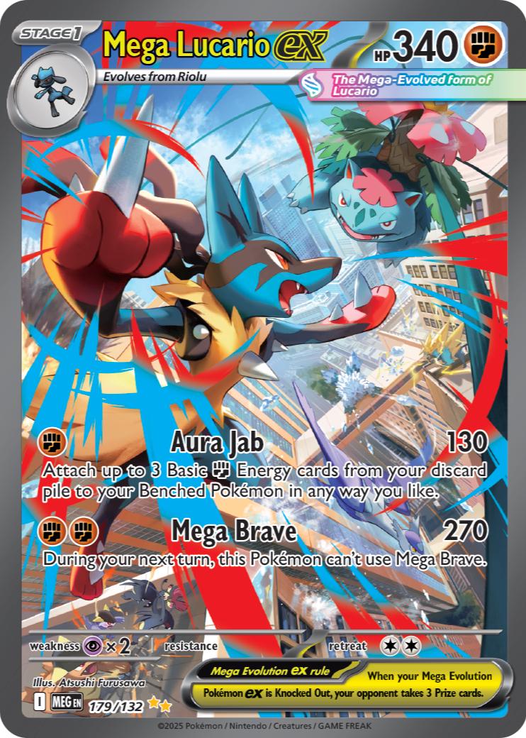 Mega Lucario ex - 179/132 - Special Illustration Rare