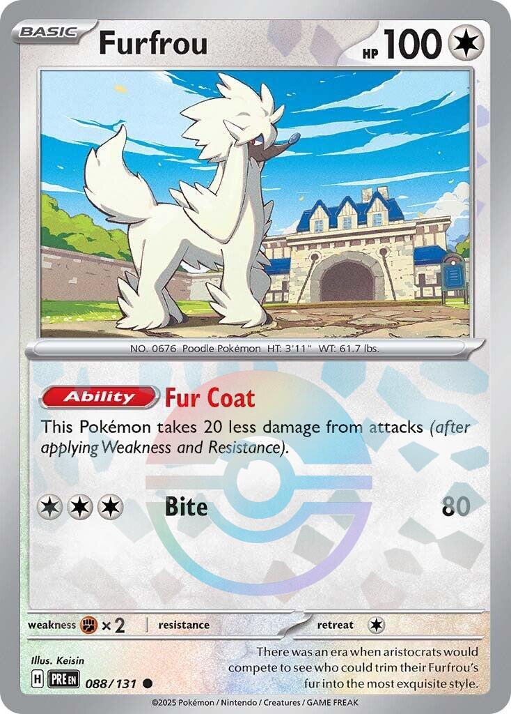 Furfrou - 088/131 - pokeball rare