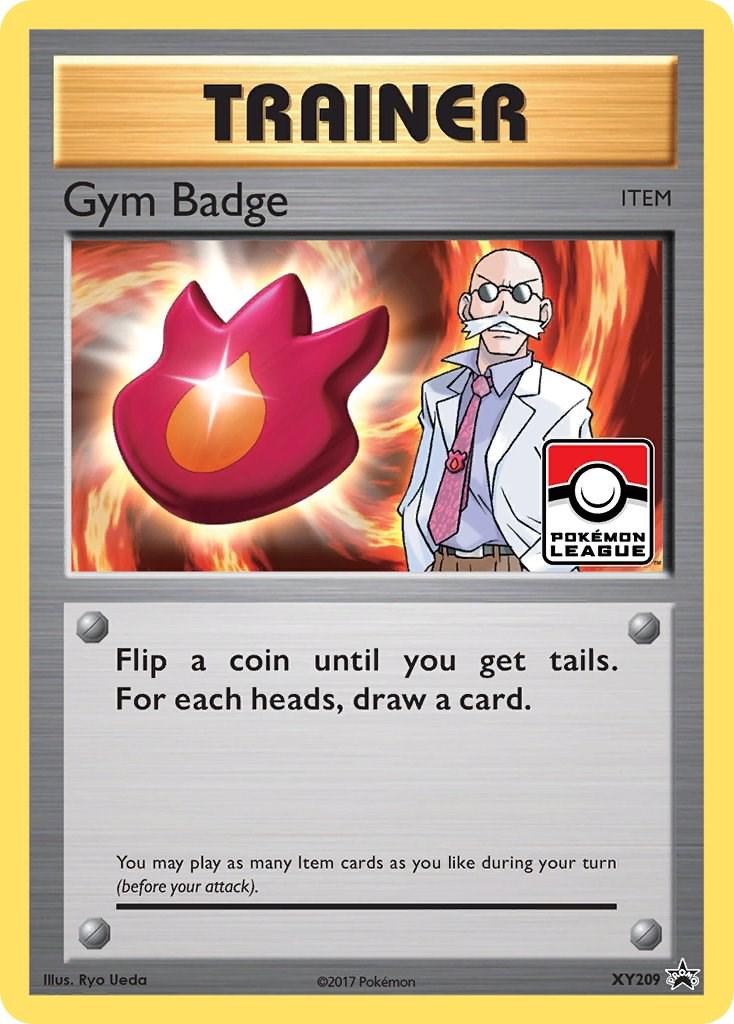 Gym Badge Blaine - XY209 - holo promo