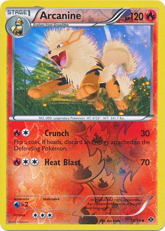 Arcanine - 13/99 - Uncommon Reverse Holo