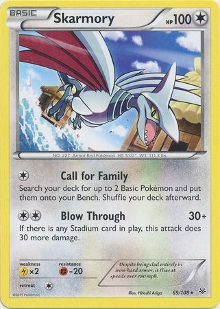 Skarmory - 69/108 - Rare