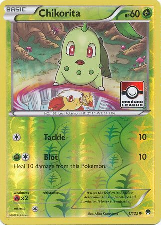 Chikorita - 1/122 - League Promo