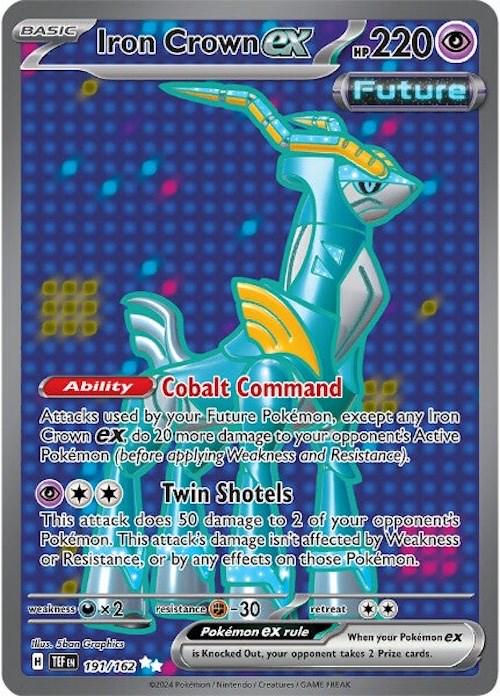 Iron Crown ex - 191/162 - Full art ultra rare