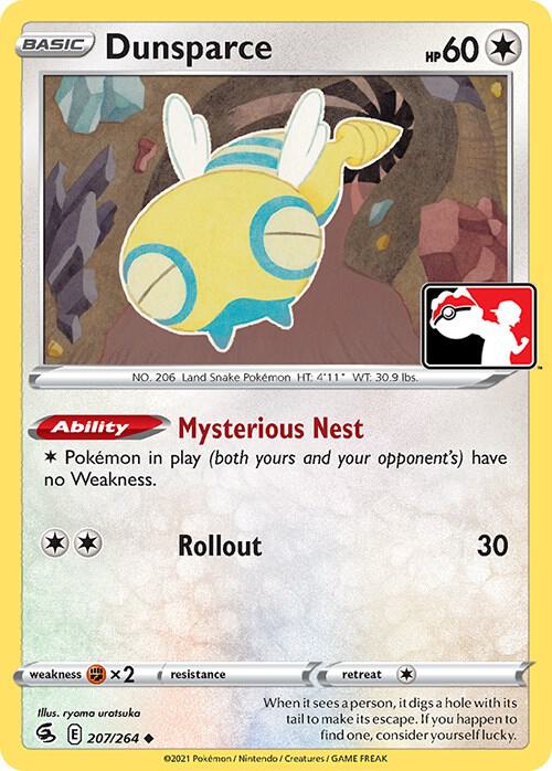 Dunsparce - 207/264 - uncommon prize pack