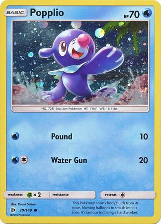 Popplio - 39/149 - Alternate Holo Promo