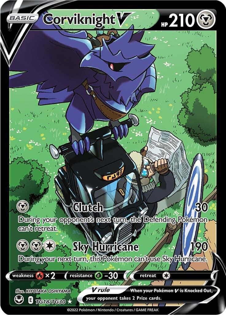 Corviknight V - TG18/RG30 - Trainers Gallery Rare