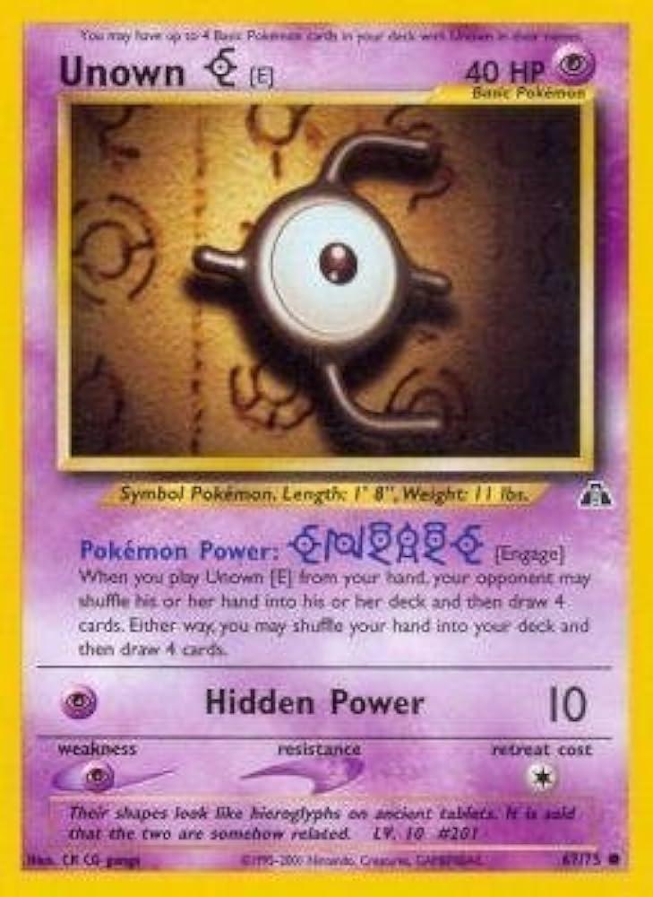 Unown - 67/75 - Common