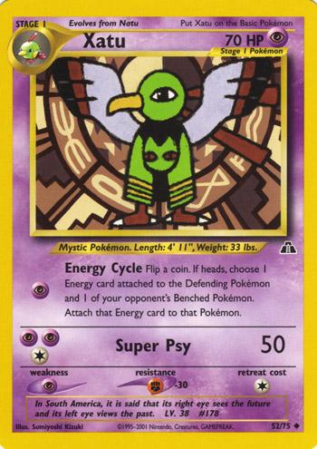 Xatu - 52/75 - Uncommon
