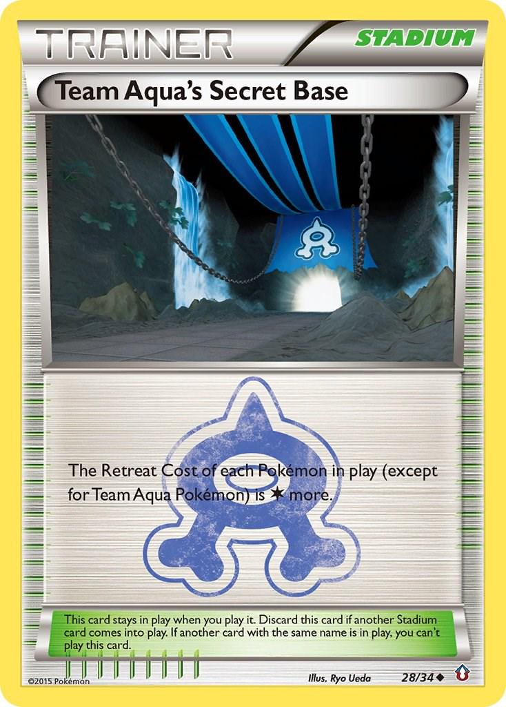 Team Aqua´s Secret Base - 28/34 - uncommon