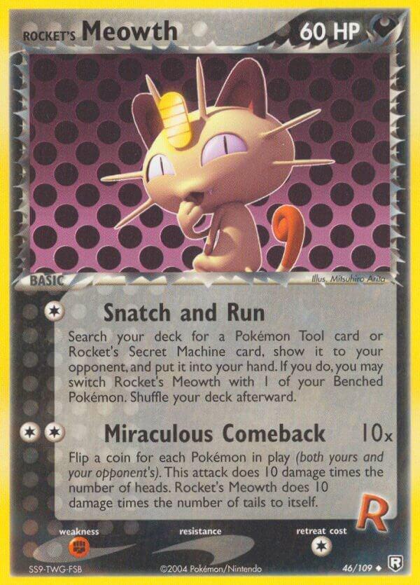 Rocket´s Meowth - 46/109 - uncommon