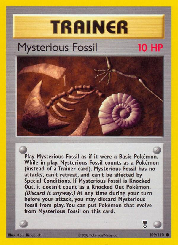 Mysterious Fossil HP10 - 109/110 - Common