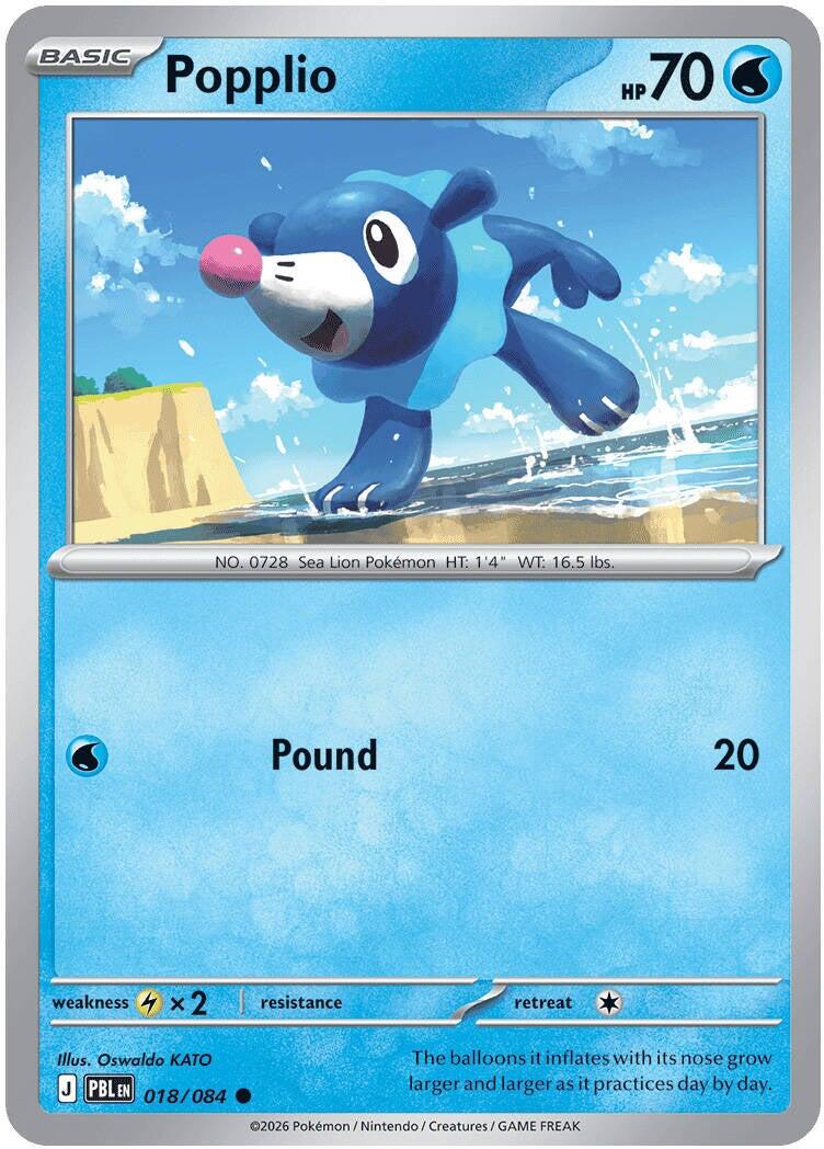 Popplio - 018/084 - Common