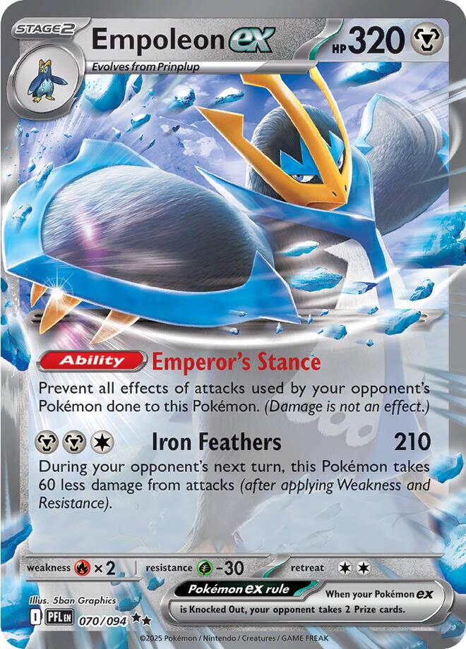 Empoleon ex - 070/094 - ultra rare