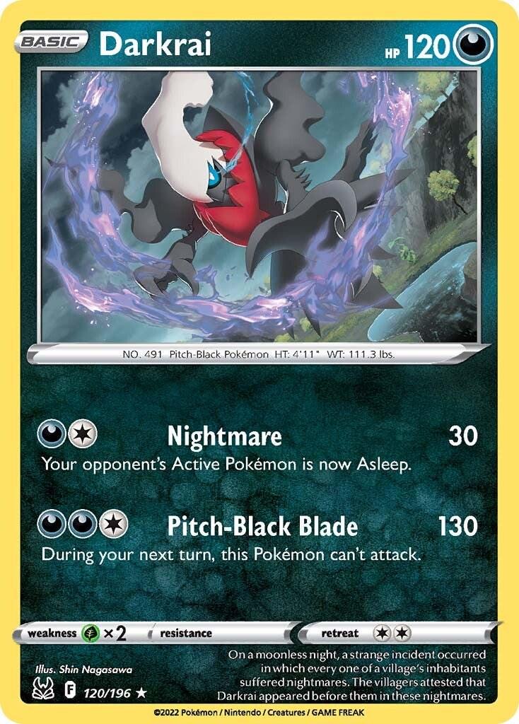 Darkrai - 120/196 - Holo Rare - Vualá sellado