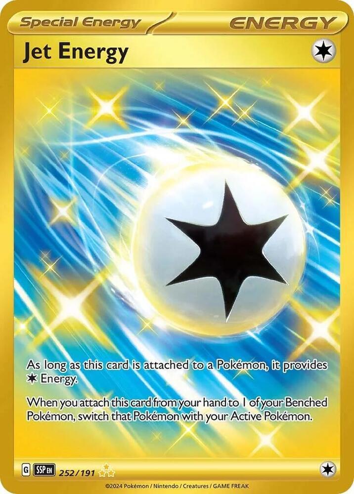 Jet Energy - 252/191 - Secret Rare Gold