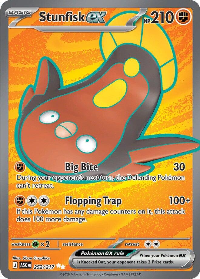Stunfisk - 252/217 - Full art ultra Rare