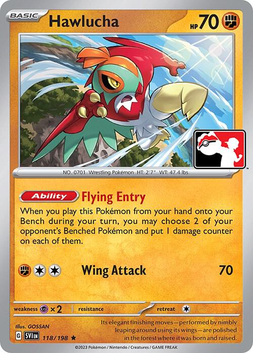 Hawlucha - 118/198 - Rare - Prize pack