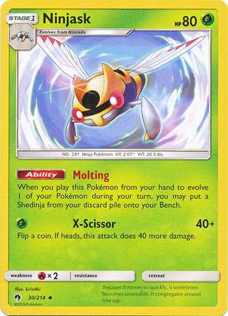 Ninjask - 30/214 - Uncommon
