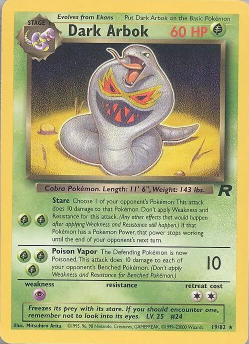 Dark Arbok - 19/82 - Rare