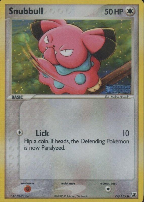 Snubbull - 74/115 - Common reverse