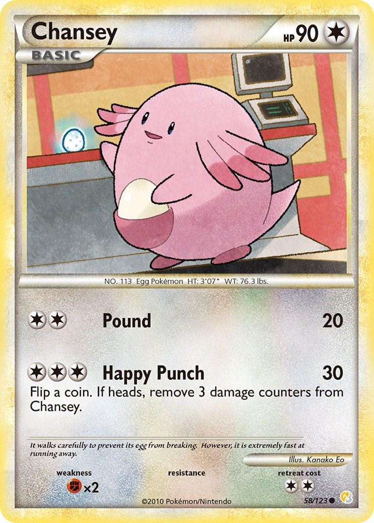 Chansey - 58/123 - Common