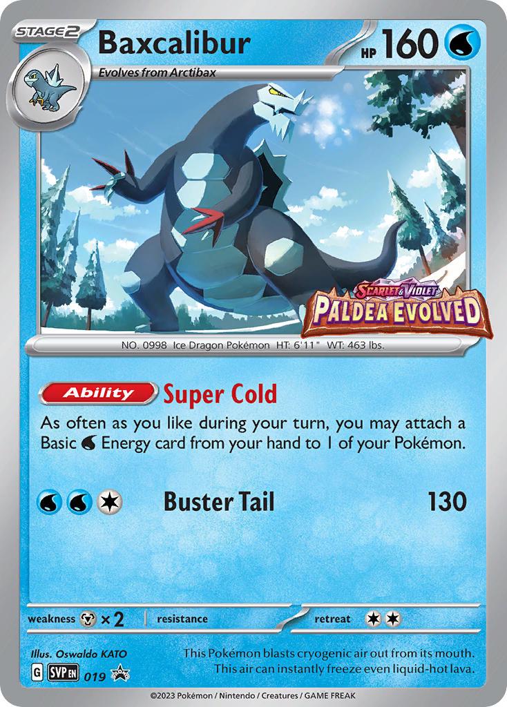 Baxcalibur - SVP019 - prerelease promo-mini deck 40 cartas sellado