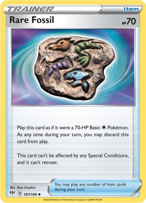 Rare Fossil - 167/189 - uncommon