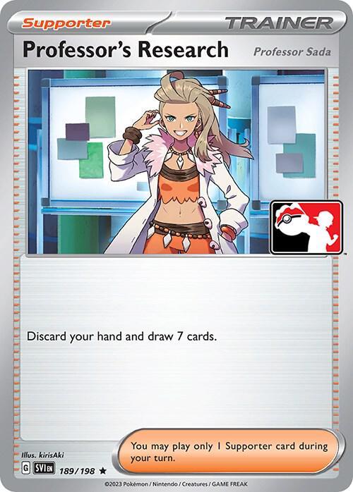 Professor´s Research Professor Sada - 189/198 - Rare- Prize Pack