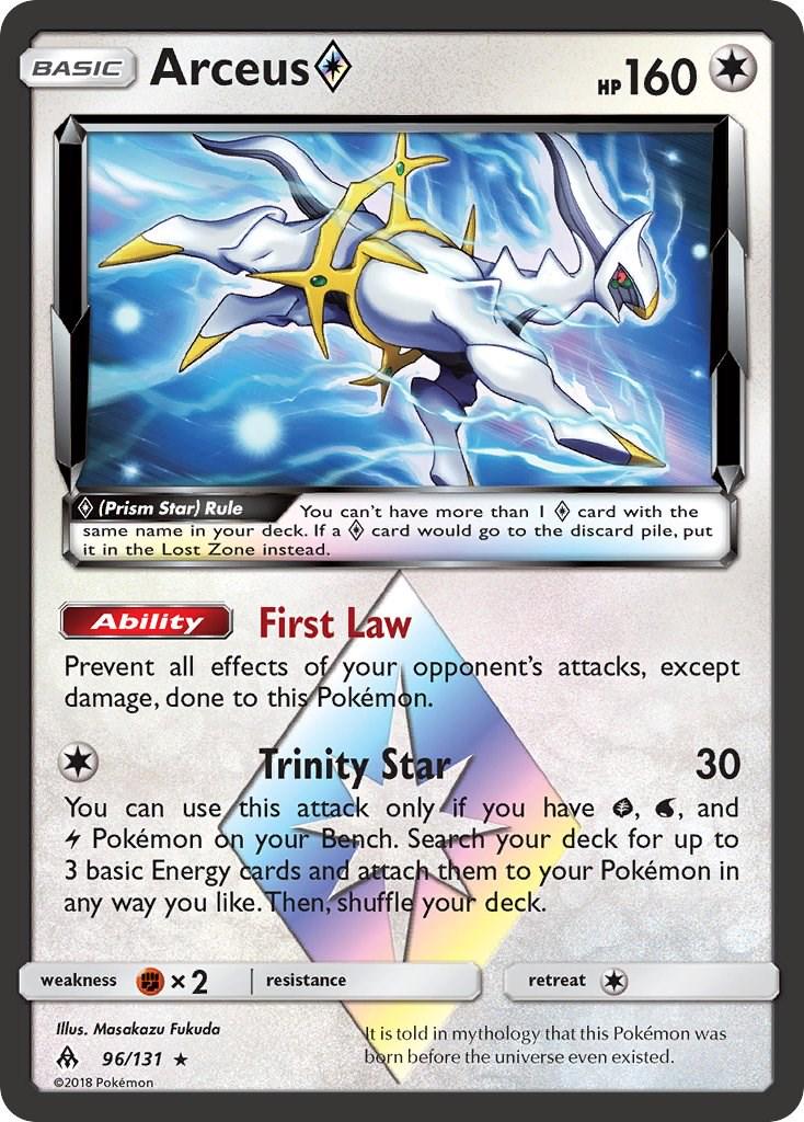 Arceus Prism Star - 96/131 - Ultra Rare