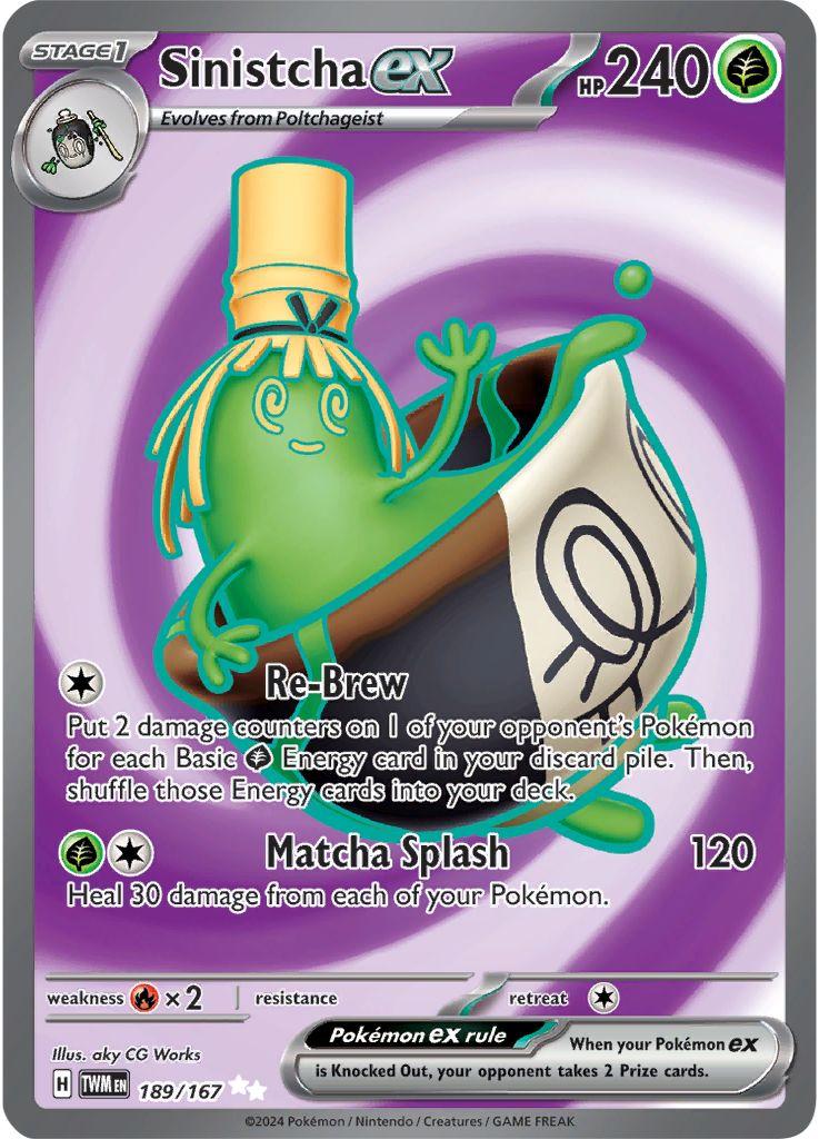 Sinistcha ex - 189/167 - full art ultra rare