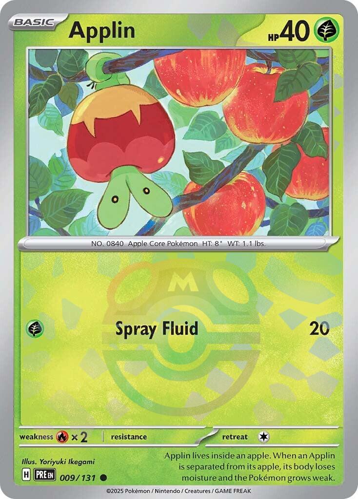Applin - 009/131 - masterball rare