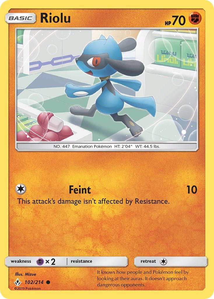Riolu - 102/214 - Common