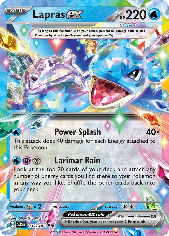 Lapras ex - 032/142 - ultra rare