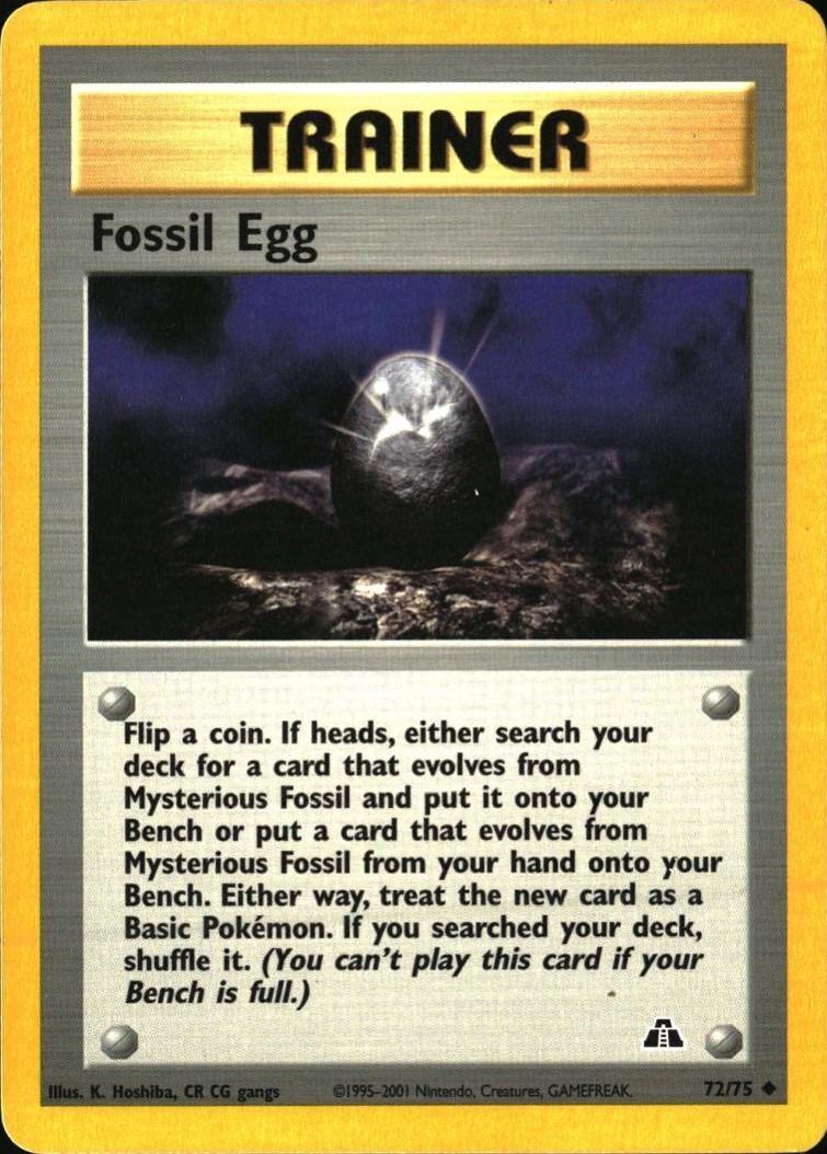 Fossil Egg - 72/75 - Uncommon
