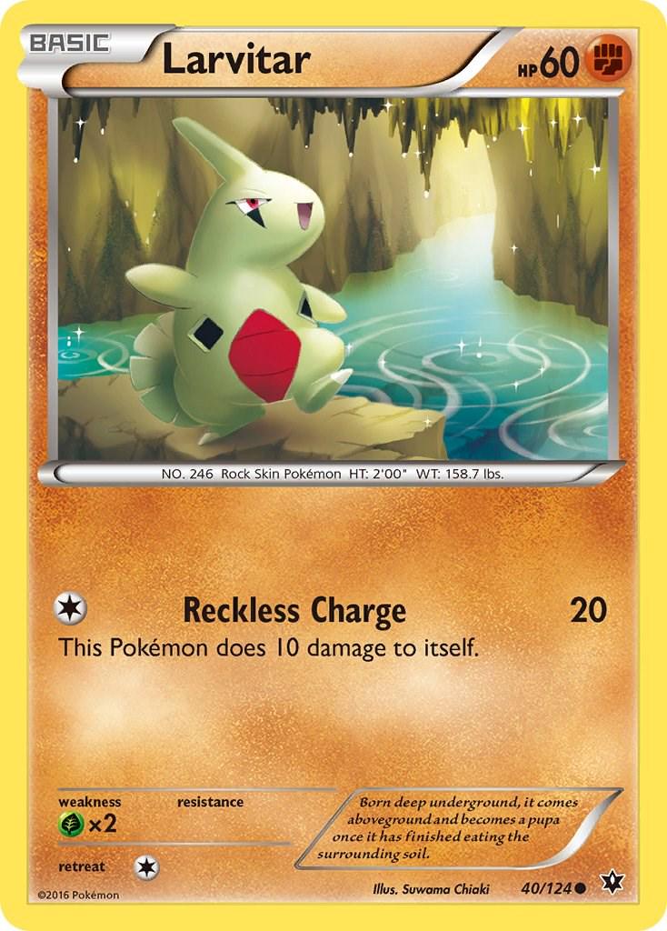 Larvitar - 40/124 - Common