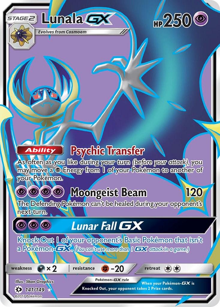 Lunala GX - 141/149 - Full art ultra rare