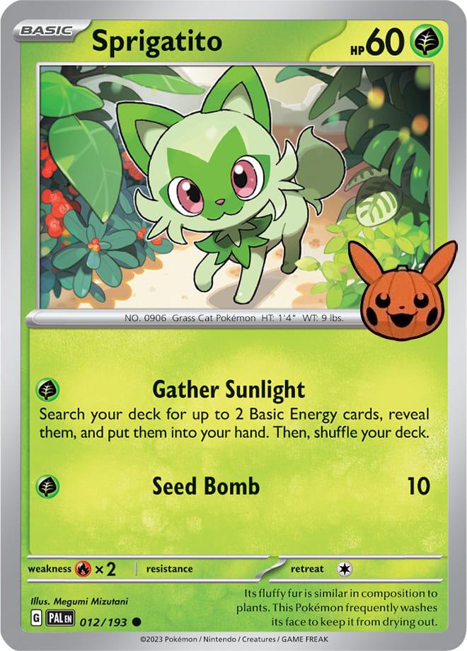 Sprigatito - 012/193 - Common Trick Or Trade