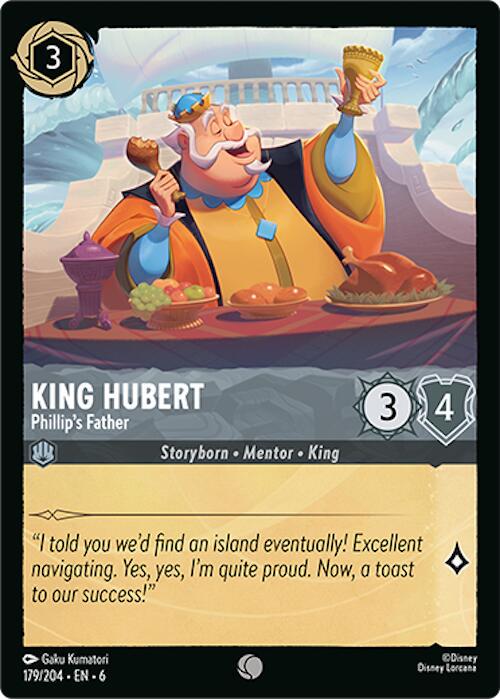 King Hubert - Phillip´s Father - 179/204 - Common