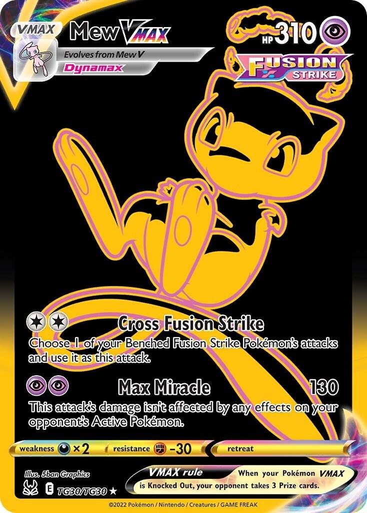 Mew VMAX - TG30/TG30 - Secret Rare Trainers Gallery