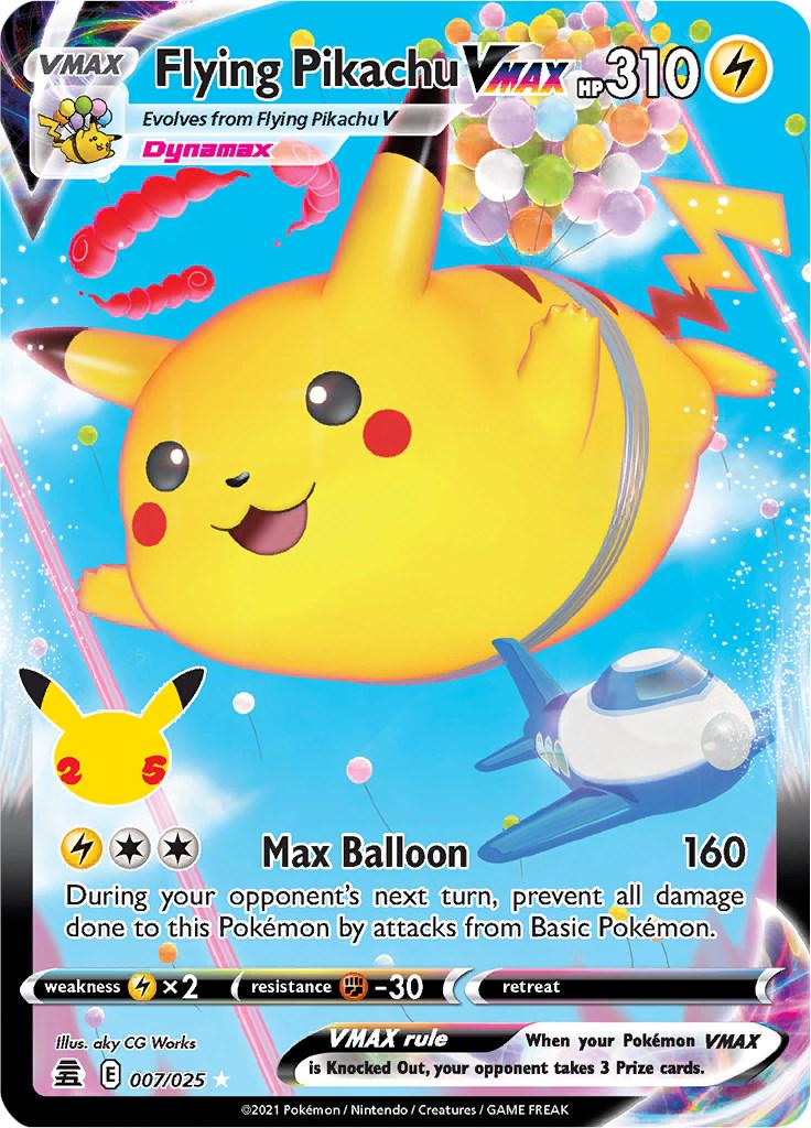 Flying Pikachu VMAX - 007/025 - Dañada