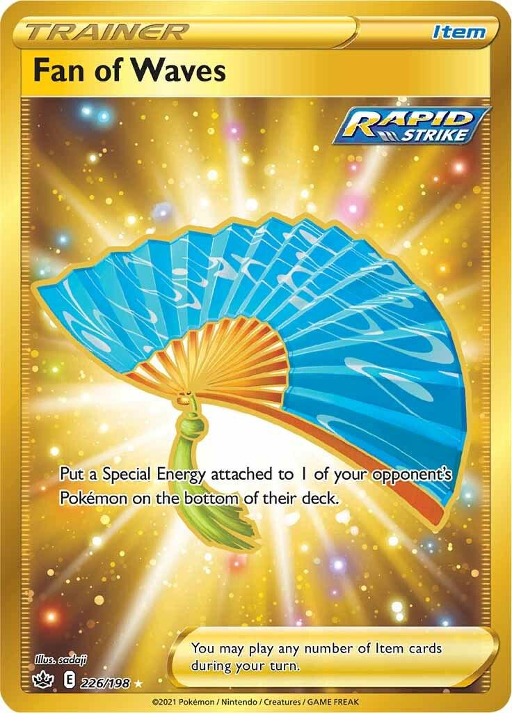 Fan of Waves - 226/198 - Secret Rare Gold