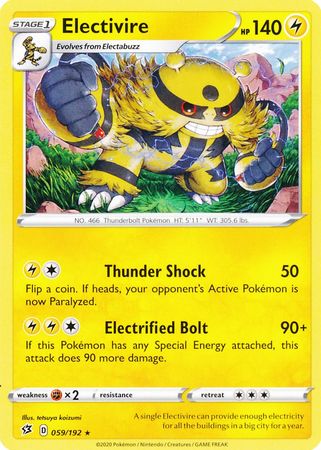 Electivire - 059/192 - Rare