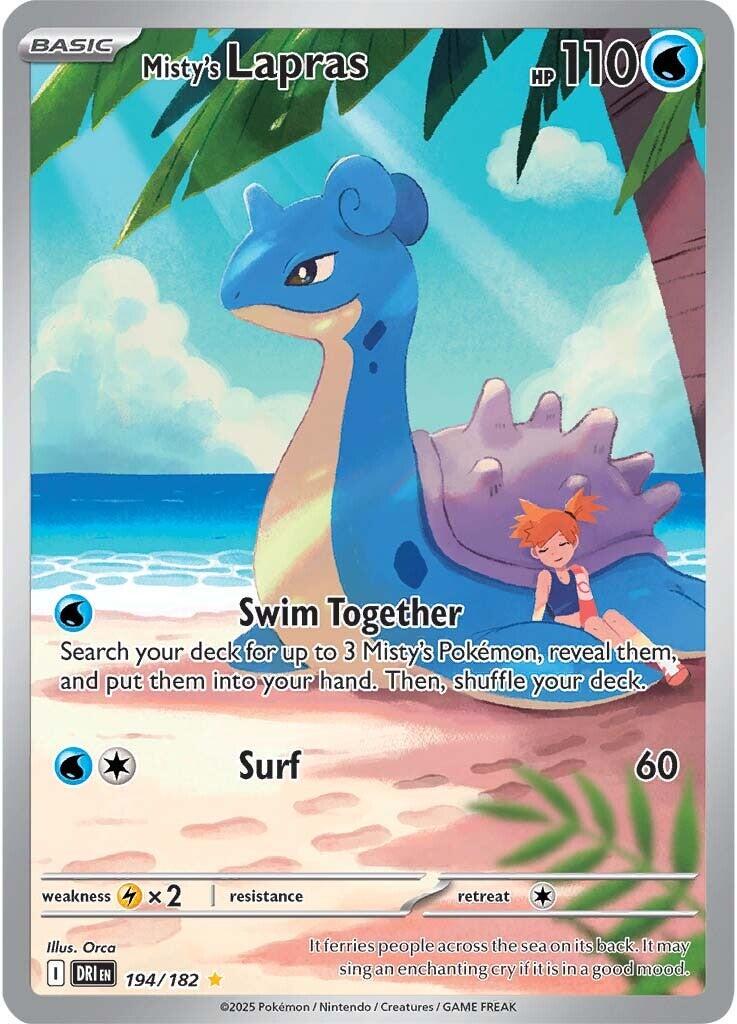 Misty´s Lapras - 194/182 - Illustration Rare