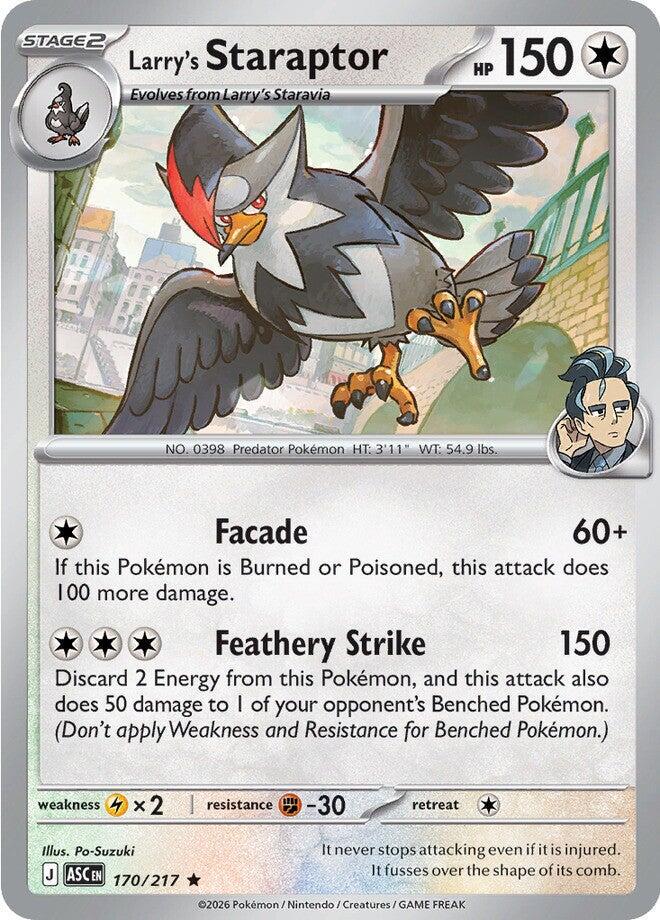 Larry´s Staraptor - 170/217 - Holo Rare