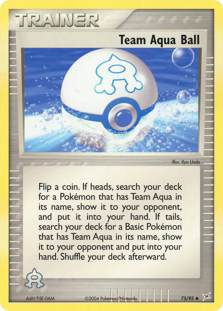 Team Aqua Ball - 75/95 - Uncommon