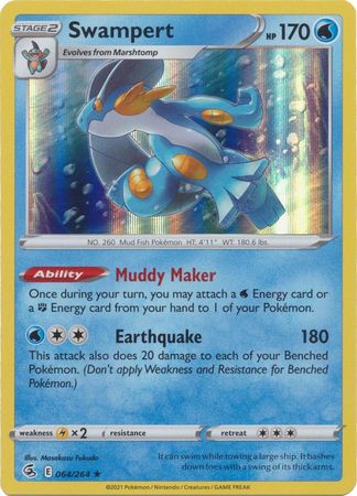 Swampert - 064/264 - Holo Rare