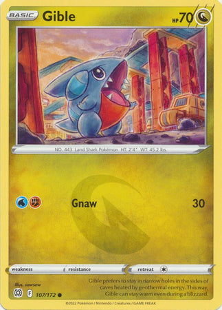 Gible - 107/172 - Common - Sowsow