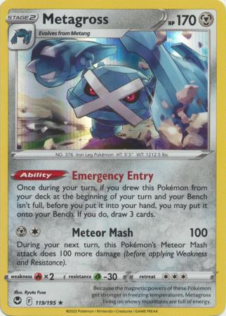Metagross - 119/195 - Holo Rare