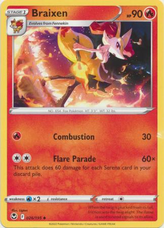 Braixen - 026/195 - Uncommon