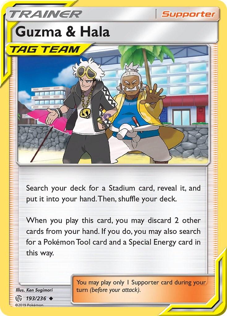 Guzma & Hala - 193/236 - uncommon